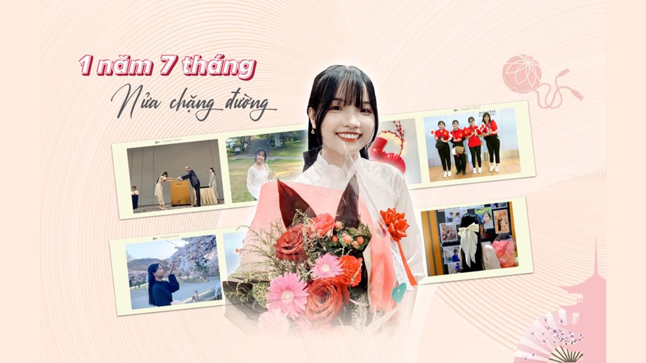 1 năm 7 tháng - nửa chặng đường!