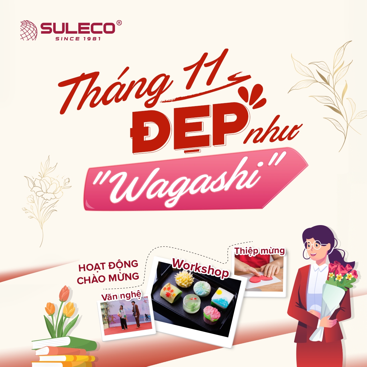 Tháng 11 đẹp như Wagashi
